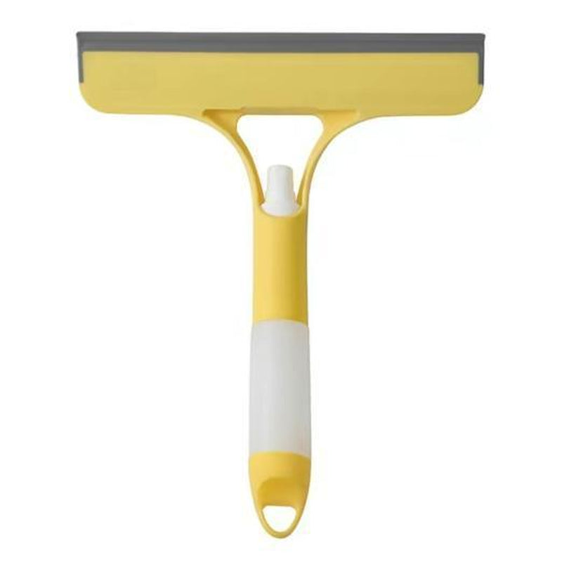 3 in 1 Window Cleaning Tool with Spray, Lightweight Squeegee and Microfiber Scrubber for Car Windshield, Bathroom, Kitchen, Glass, Mirror, and Home Window Surfaces